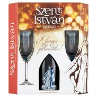Szent István muskotály pezsgő DD 0,75L+2db pohár