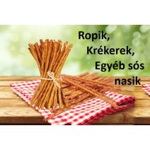 Ropik, Krékerek, egyéb sós nasik