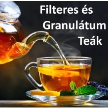 Teák (filteres, granulátum)